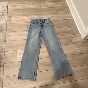 Stylish Light Blue Women's Flare Jeans